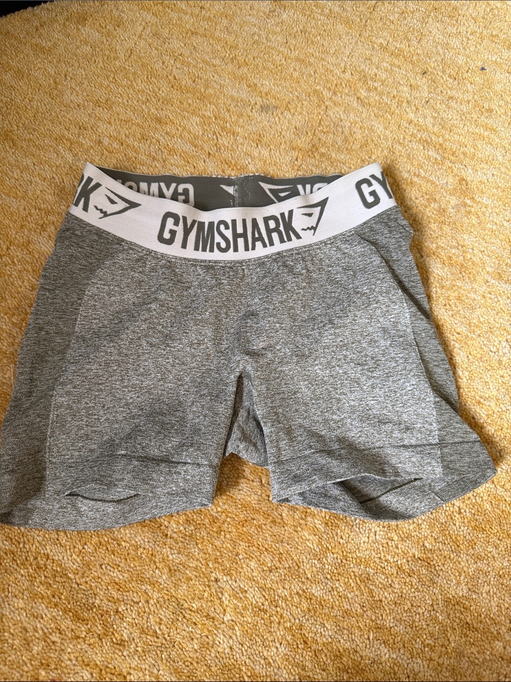 Gymshark woman green Gray Seamless Performance Shorts with Branded Waistband